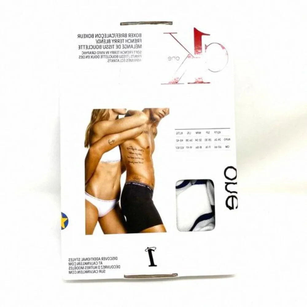 💖MEGA SALE💖Calvin Klein Mens NB2991100 Modern Microfiber One Ck White